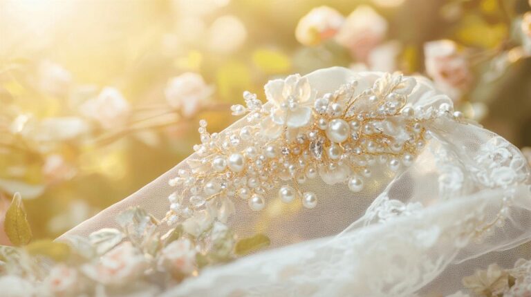 Coiffure courte de mariee : misez sur le Headband Mariage Juliette pour briller