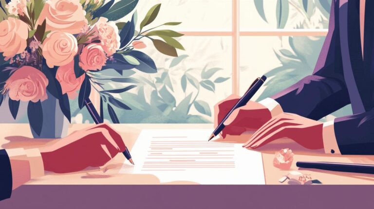 Contrat de mariage et budget : les facteurs qui influencent son cout